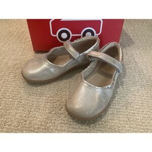 See Kai Run ~ Mary Jane 2 in Silver flats shoes ~ Retail $65 ~ With Box
